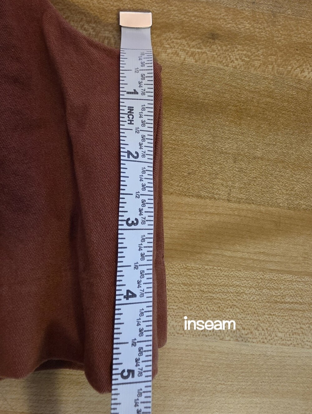 SPANX Rust-Colored High-Rise Shorts #SHO12 - Picture 11 of 12